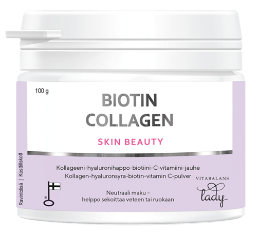 Biotiini Collagen Skin Beauty jauhe 100 g