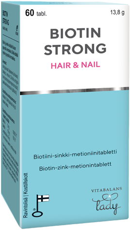 Biotin Strong Hair - Nail 60 tablettia