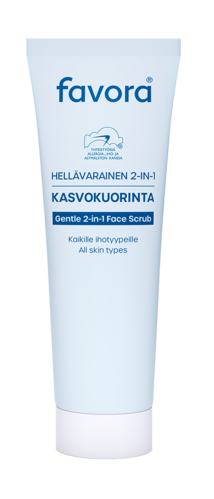 Favora Hellävarainen 2-in-1 kasvokuorinta 75 ml *