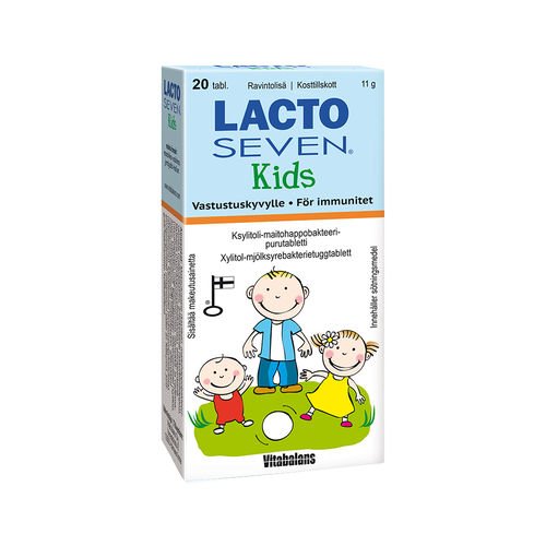 Lacto Seven Kids 20 purutablettia