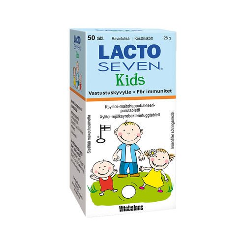 Lacto Seven Kids 50 purutablettia