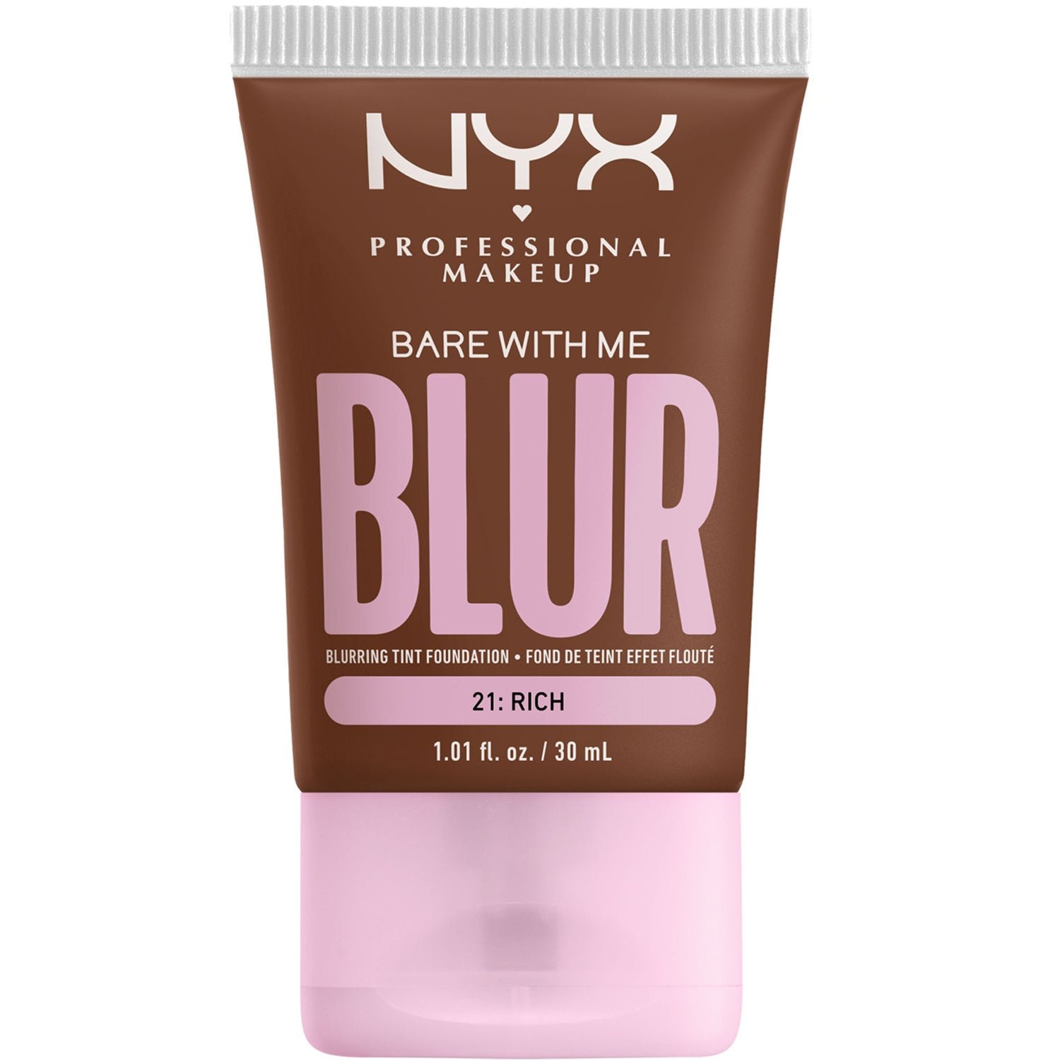 NYX Professional Makeup Bare With Me Blur Tint Foundation 21 Rich - 30 ml