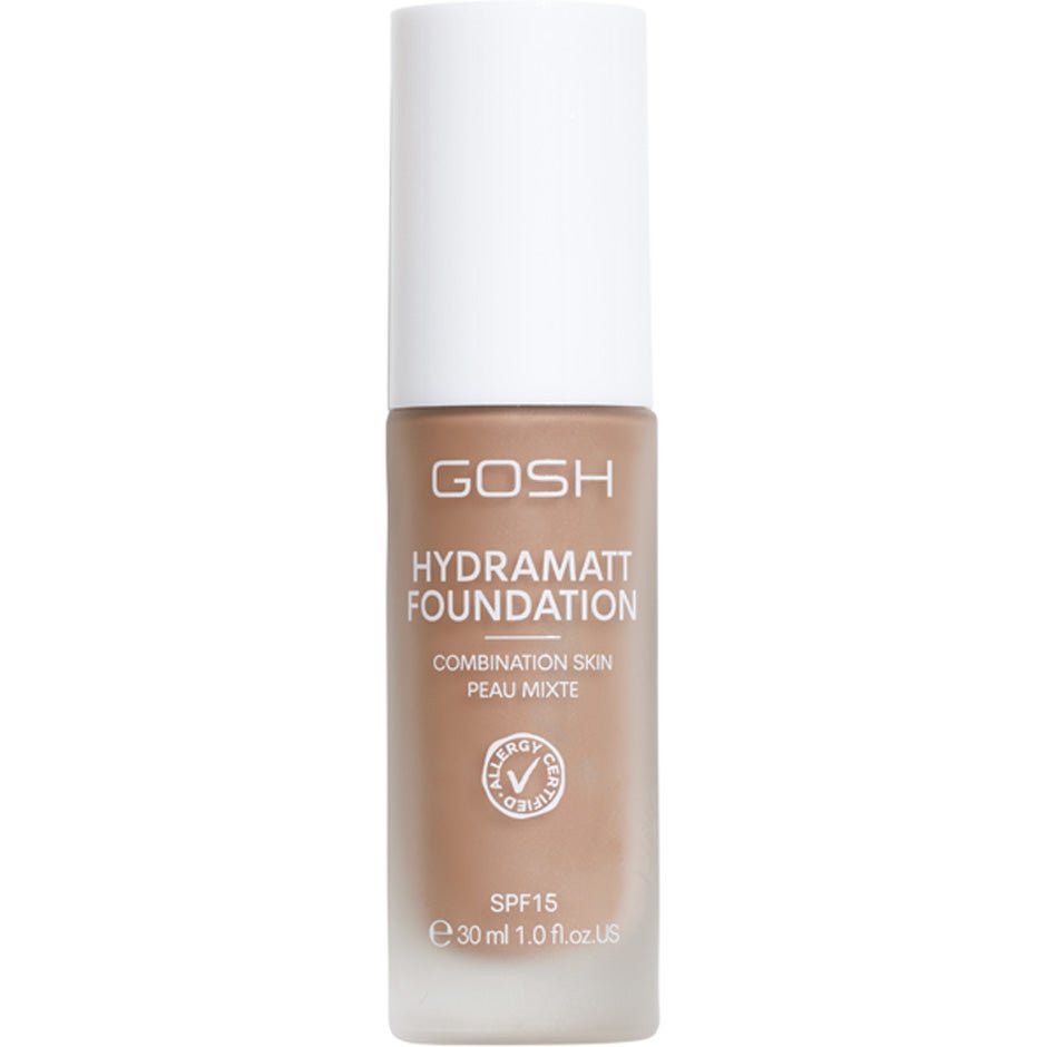 GOSH Hydramatt Foundation Medium Dark - Yellow/Cold Undertone 014N - 30 ml