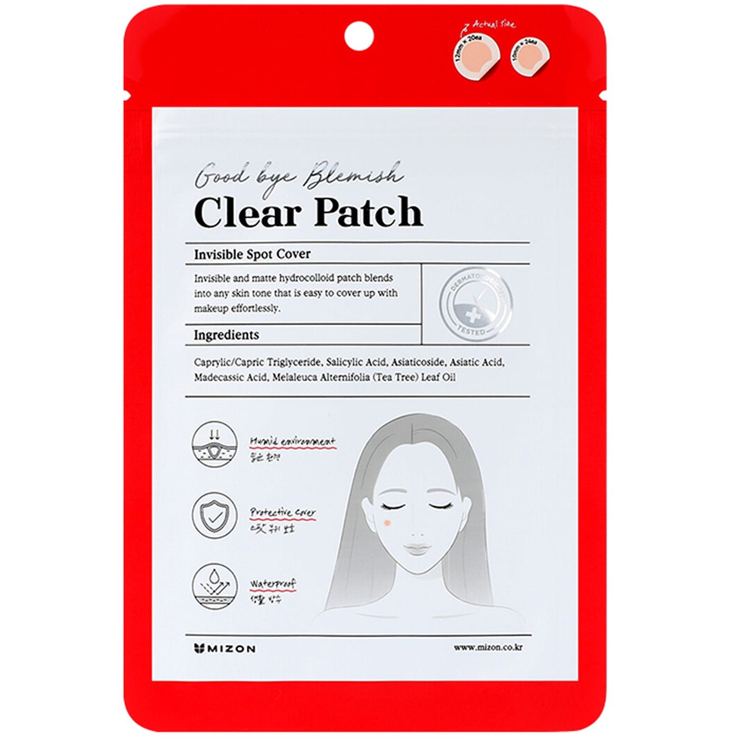 Mizon Good Bye Blemish Clear Patch 44 pcs