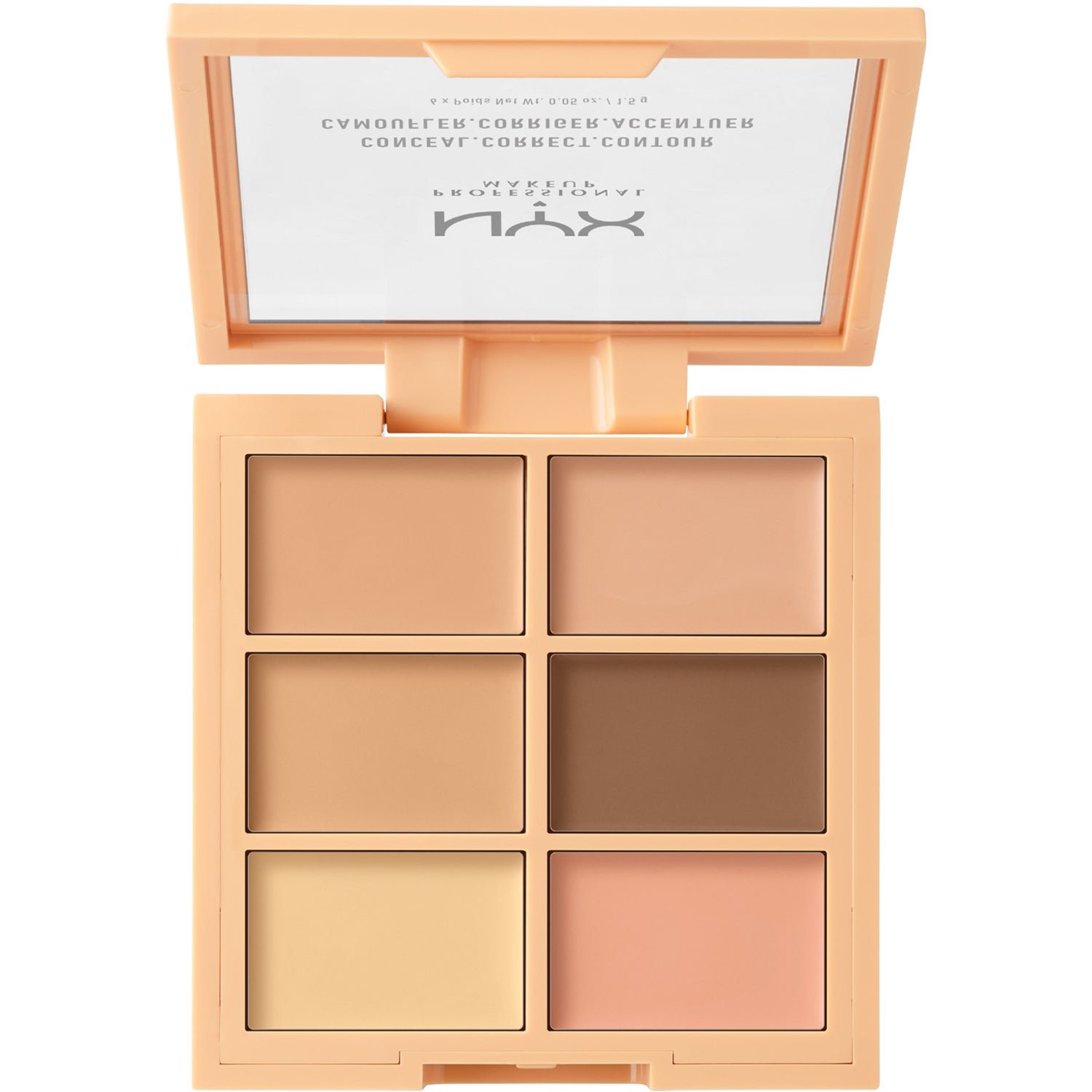 NYX Professional Makeup Conceal, Correct, Contour Palette 3CP01 Light - 9 g