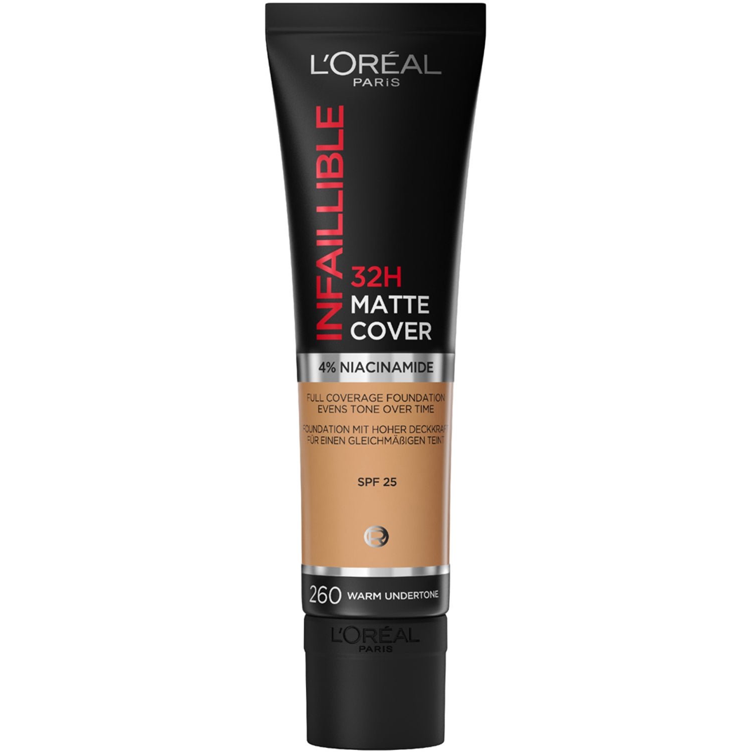 L'Oréal Paris Infaillible 32H Matte Cover Foundation Golden Sun - 30 ml