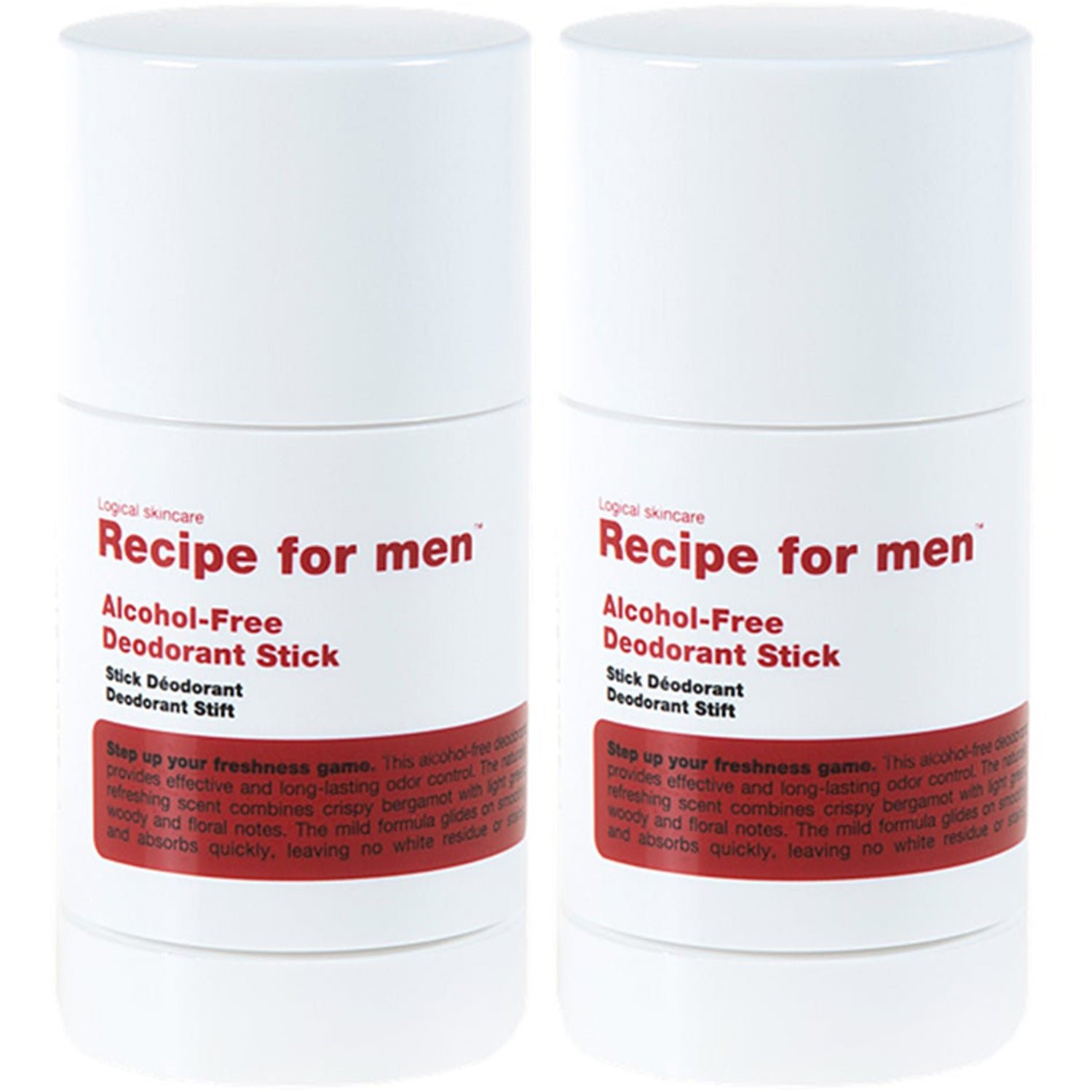 Recipe for men Duo Deodorant Stick