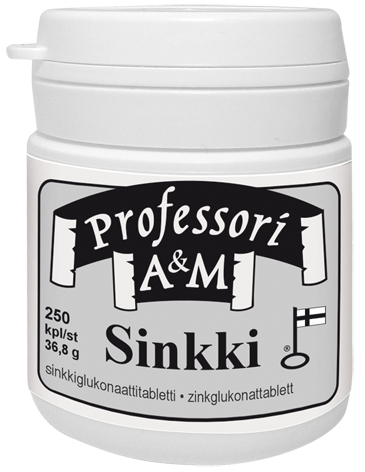 Professorin Sinkki 250 tablettia