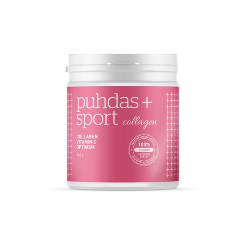 Puhdas+ Sport Collagen + C-vit + OptiMSM 260 g