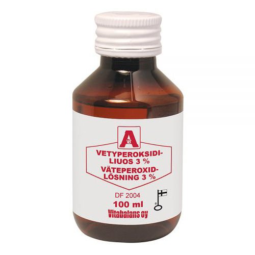 Vetyperoksidiliuos 3 % 100 ml