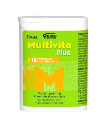 Multivita Plus 30 tablettia