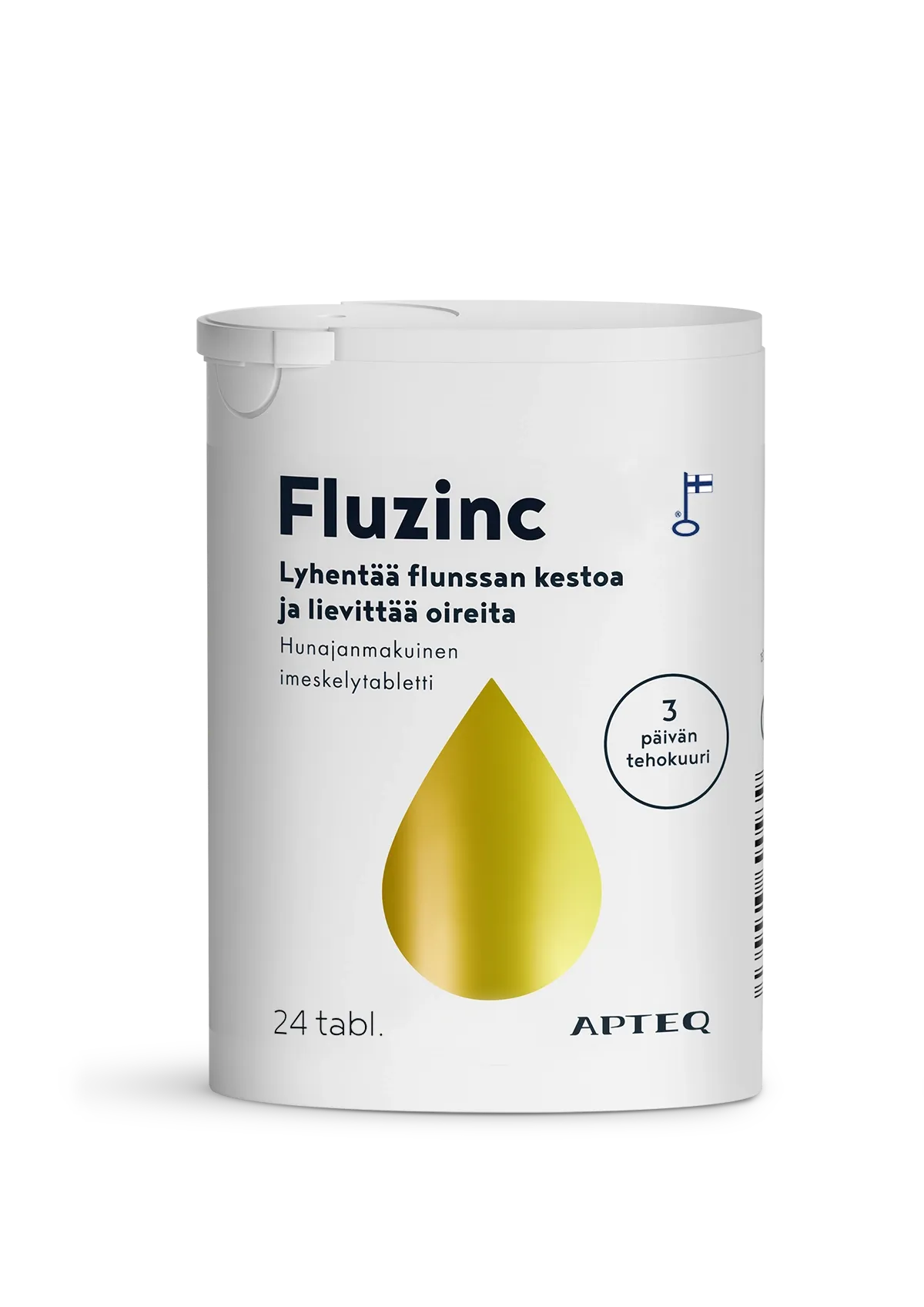 Apteq Fluzinc Hunaja, Imeskelytabletti tabl