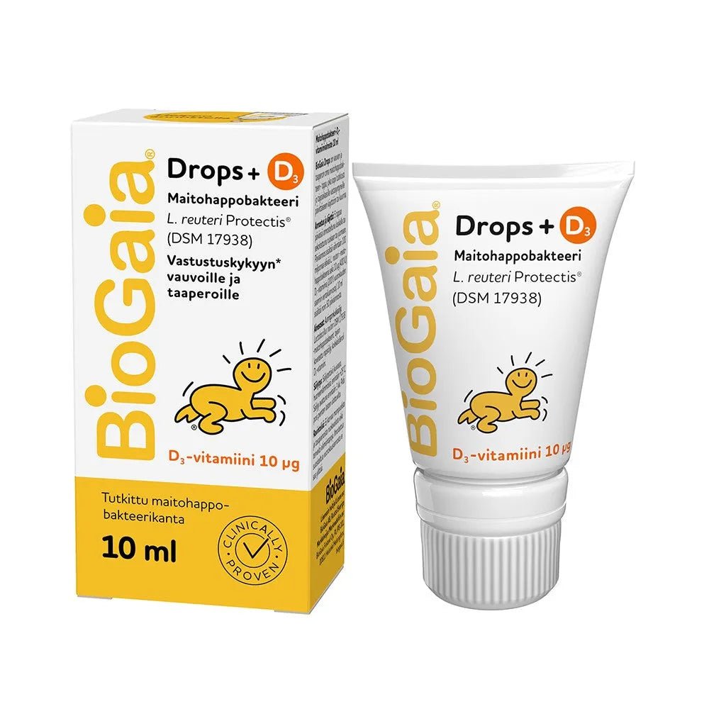 Biogaia Drops+D3 maitohappobakteeri 10 ml