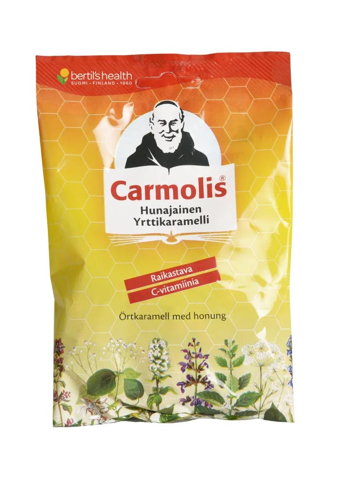 Carmolis Hunaja Kurkkukaramelli 1x75 g