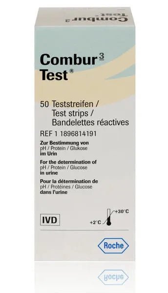 COMBUR 3-TEST -virtsatestiliuskat 50 kpl