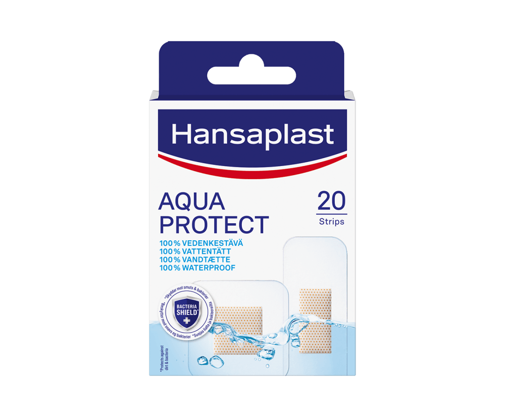 Hansaplast Aqua Protect (Lajitelma) 10Me 20 kpl