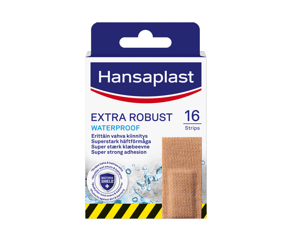 Hansaplast Extra Tough Wp Laastari Me10 16 kpl