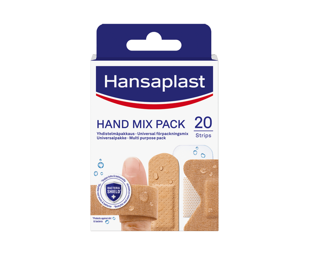 Hansaplast Hand Mix Pack 20 kpl