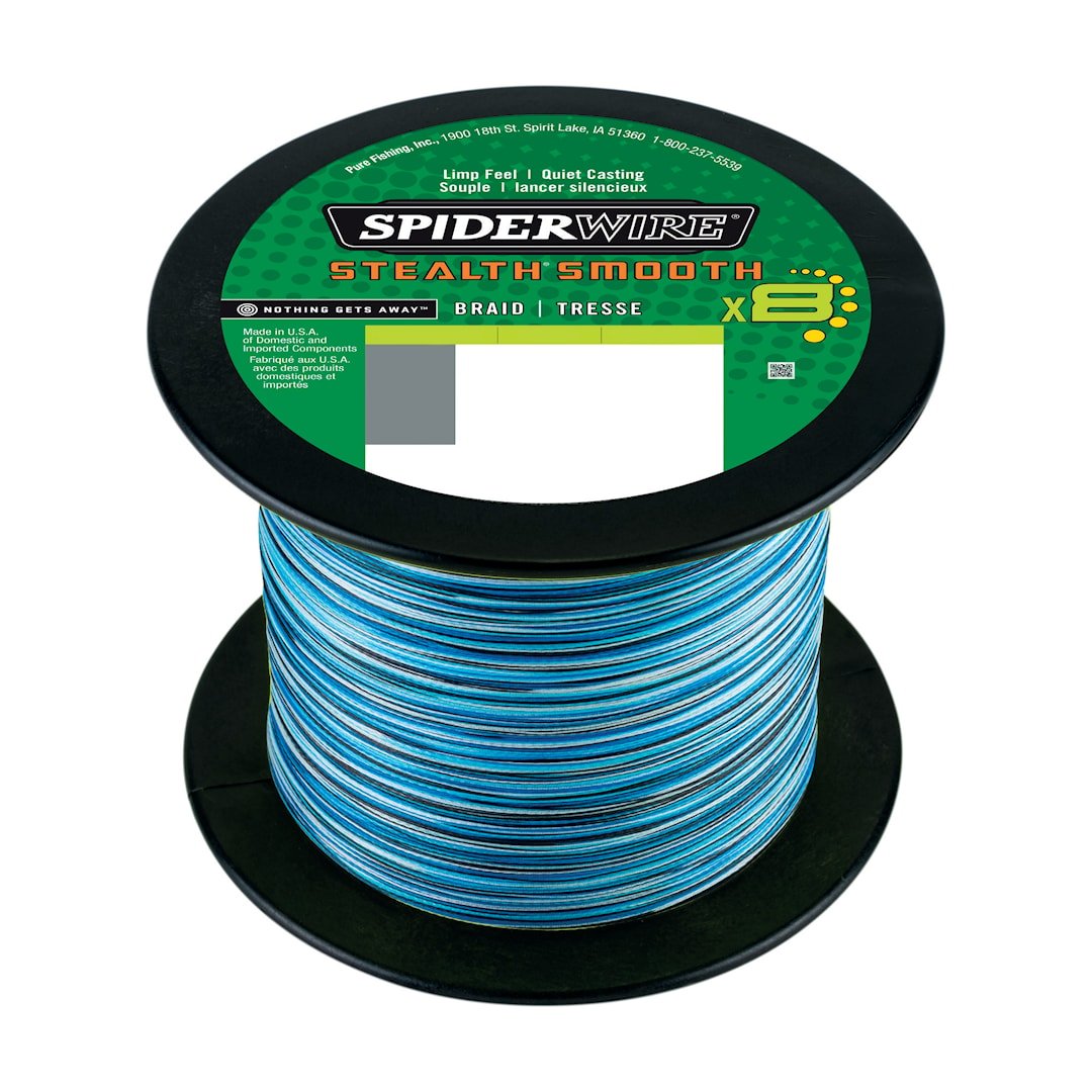 Spiderwire Smooth 8 Blue Camo 2000 m