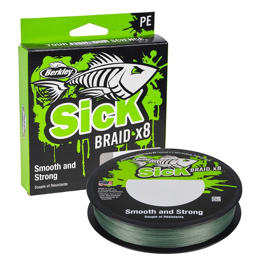Berkley Sick Braid Hi-Viz Yellow 2000 m kuitusiima 0,08 mm