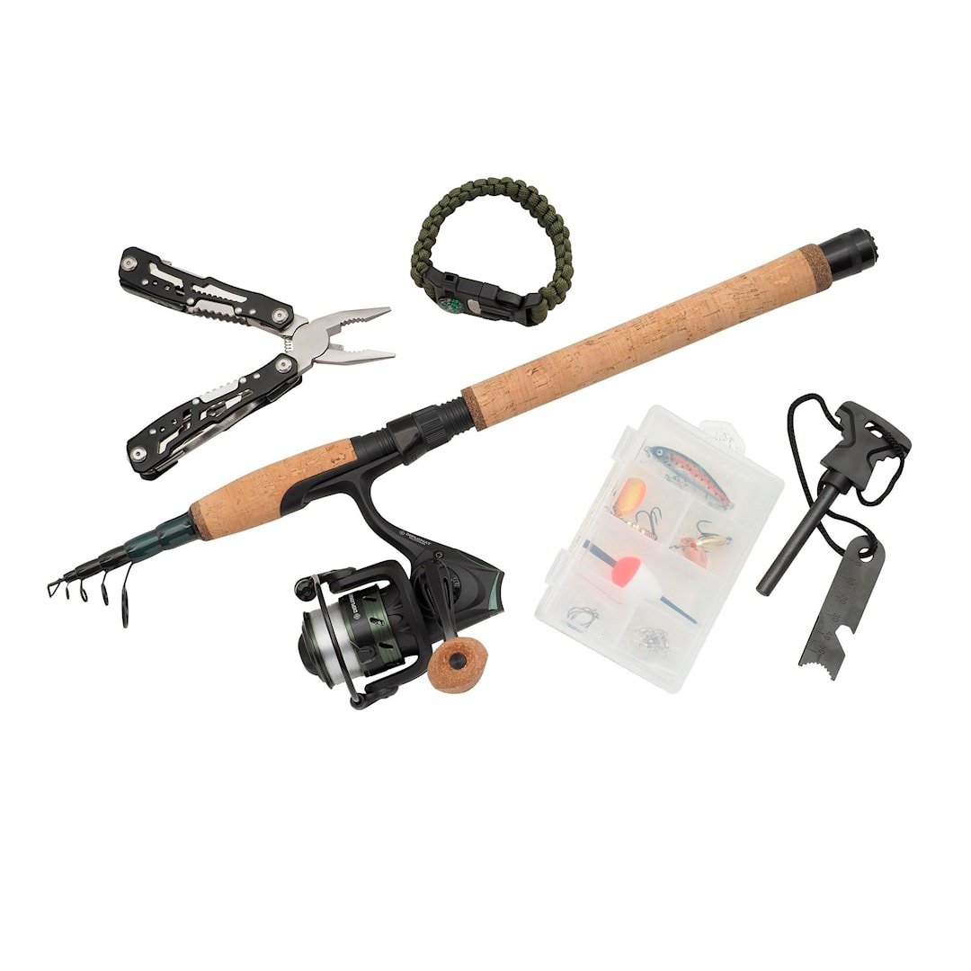 Abu Garcia Diplomat Wilderness Survival Tele avokelasetti ja tarvikkeet 213 cm 2-10 g