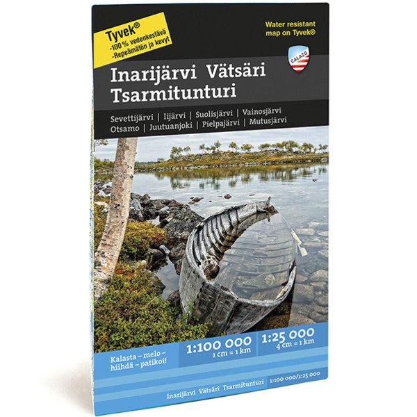 Inarijärvi värtsäri tsarmitunturi 1:25.000/1:100.000