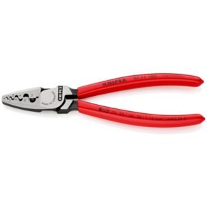KNIPEX Krimppauspihdit johdinpääteholkkeihin, mandrel-puristusliittimellä