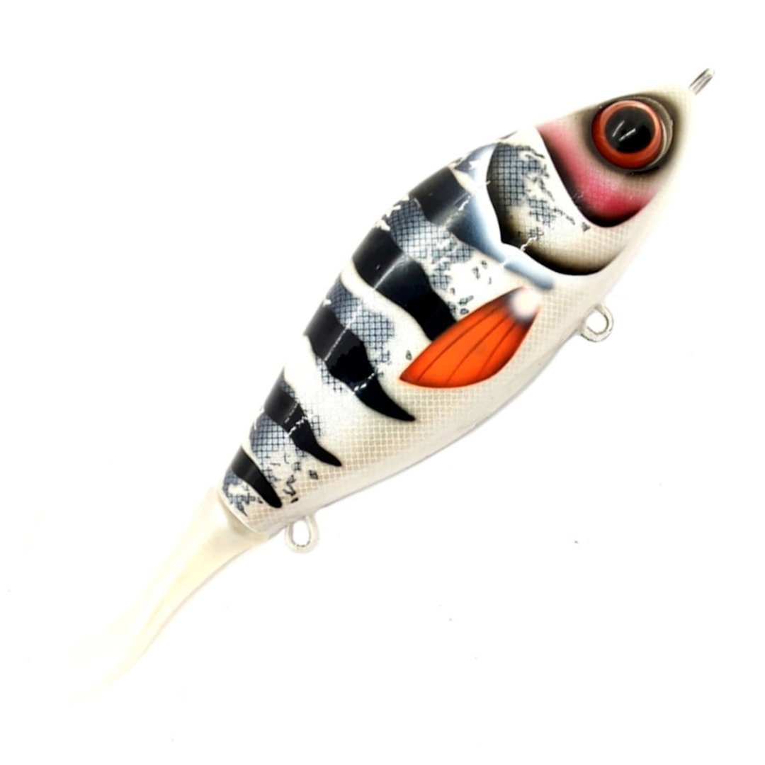 Strike Pro Guppie Jr 11 cm jerkki Silver Koi Pearl White