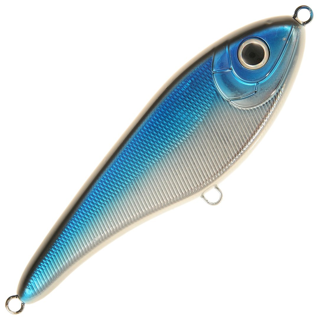 Strike Pro Buster Jerk Sinking 15 cm jerkki Blue/Chrome