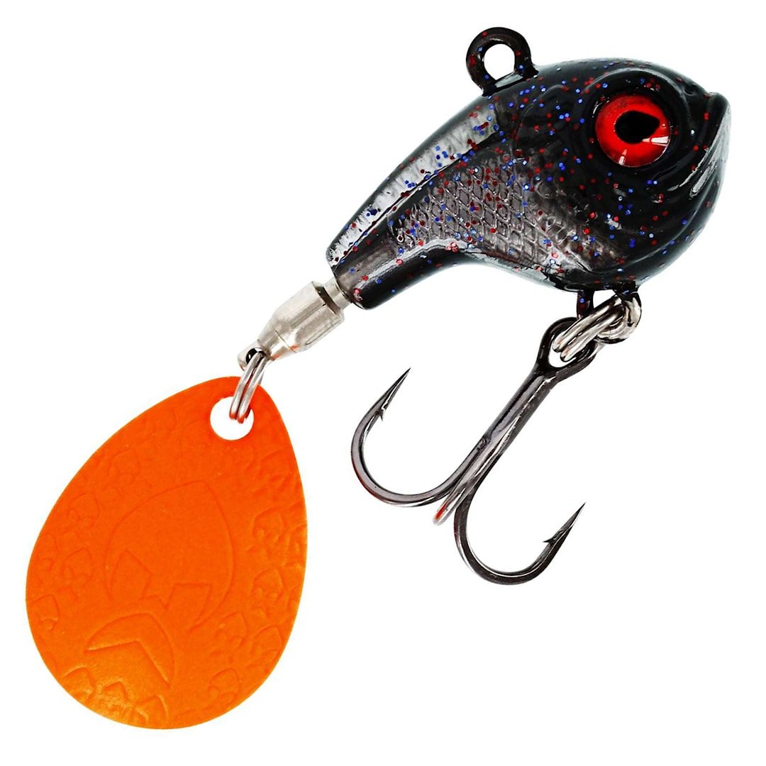 Westin Dropbite Spin Tail Jig 17 g Black Mamba