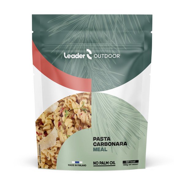 Outdoor pasta carbonara
