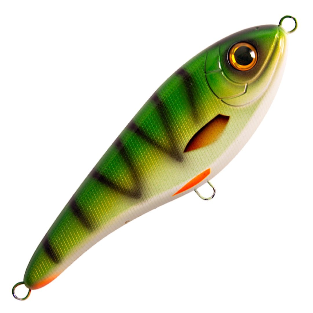 Strike Pro Buster Jerk Shallow Runner 15 cm jerkki Yellow Perch