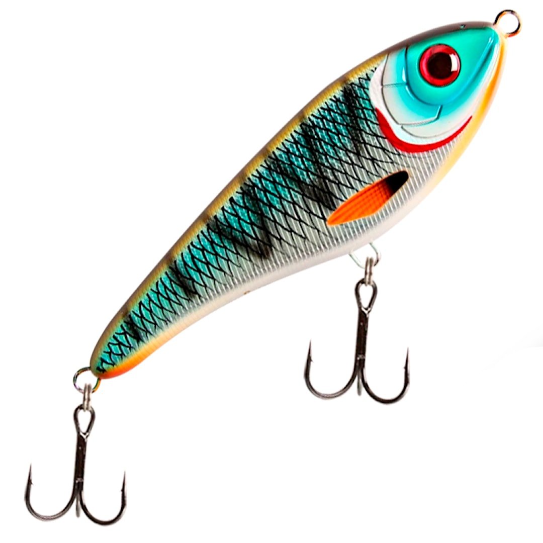 Strike Pro Buster Jerk Shallow Runner 15 cm jerkki Tiger Cichlid