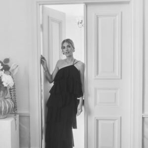 Andrea Norrman X Bubbleroom Andrea Flounce Maxi Skirt Black 36