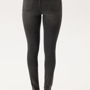 BUBBLEROOM High Full length Superstretch Jeans Dark grey 42