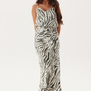 BUBBLEROOM Mermaid Shimmer Midaxi Skirt Zebra XL