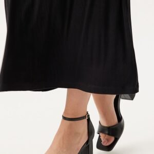 BUBBLEROOM Mid Heel Sandal Black 40