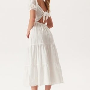 BUBBLEROOM Smock Maxi Dress White XL