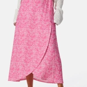 BUBBLEROOM Wrap Skirt Pink/Floral XL