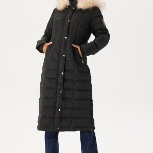 Chiara Forthi Champoluc Down Maxi Coat Black/Beige 42