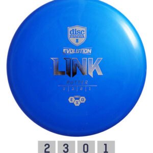 Frisbeegolfkiekko Discmania Putter Hard Exo Link Evolution, sininen