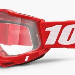 Laskettelulasit MX 100% Accuri 2, punainen