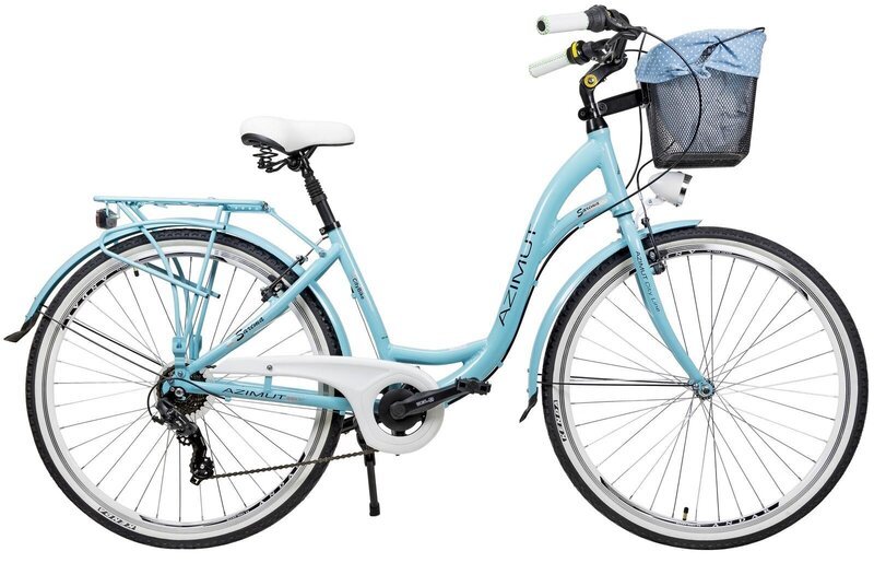 Kaupunkipyörä AZIMUT Sarema 28"ALU TX-6 2021, sininen