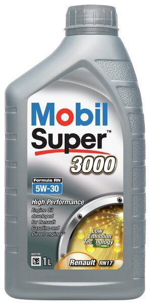 Moottoriöljy Mobil Super 3000 FR 5W-30, 1L