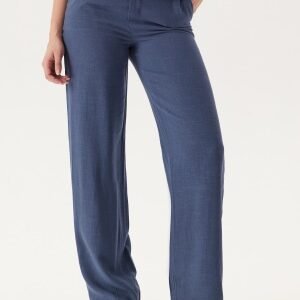 Object Collectors Item Objsanne Aline Wide Pant Dark Denim Detail:Col 34