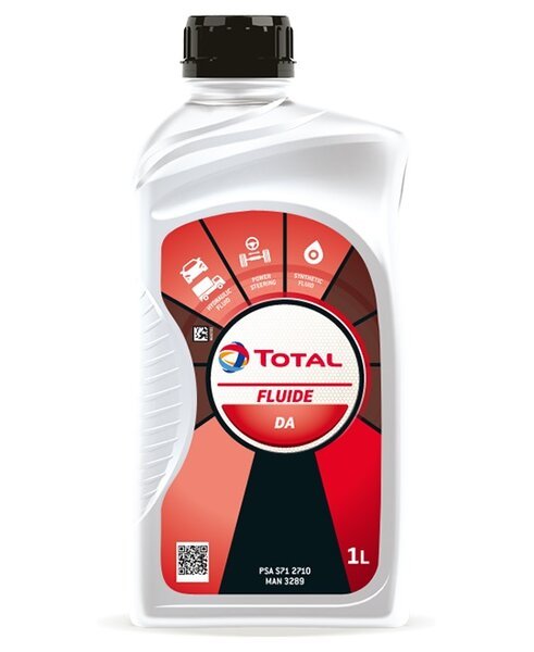 Ohjaustehostimenöljy TOTAL DA Fluide.