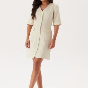 Object Collectors Item Objaverly Slm 2/4 BLAZER DRESS Cloud Dancer 34