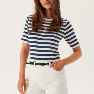 Pieces Pctora Hw Denim Shorts Bright White S