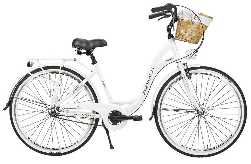 Polkupyörä Azimut Sarema 28"ALU 2023, valkoinen
