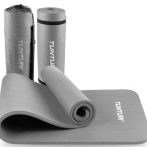 Treenimatto Tunturi Fitnessmat NBR, 180x60 cm, harmaa